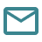 Email Icon with White Outline